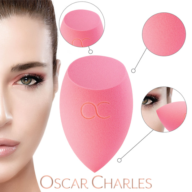 Oscar Charles Beauty Makeup Sponge per sfumare il fondotinta - 2 Pack
